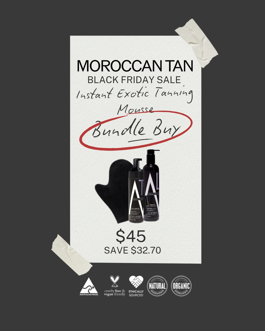 Instant Exotic Tanning Mousse Gift Set