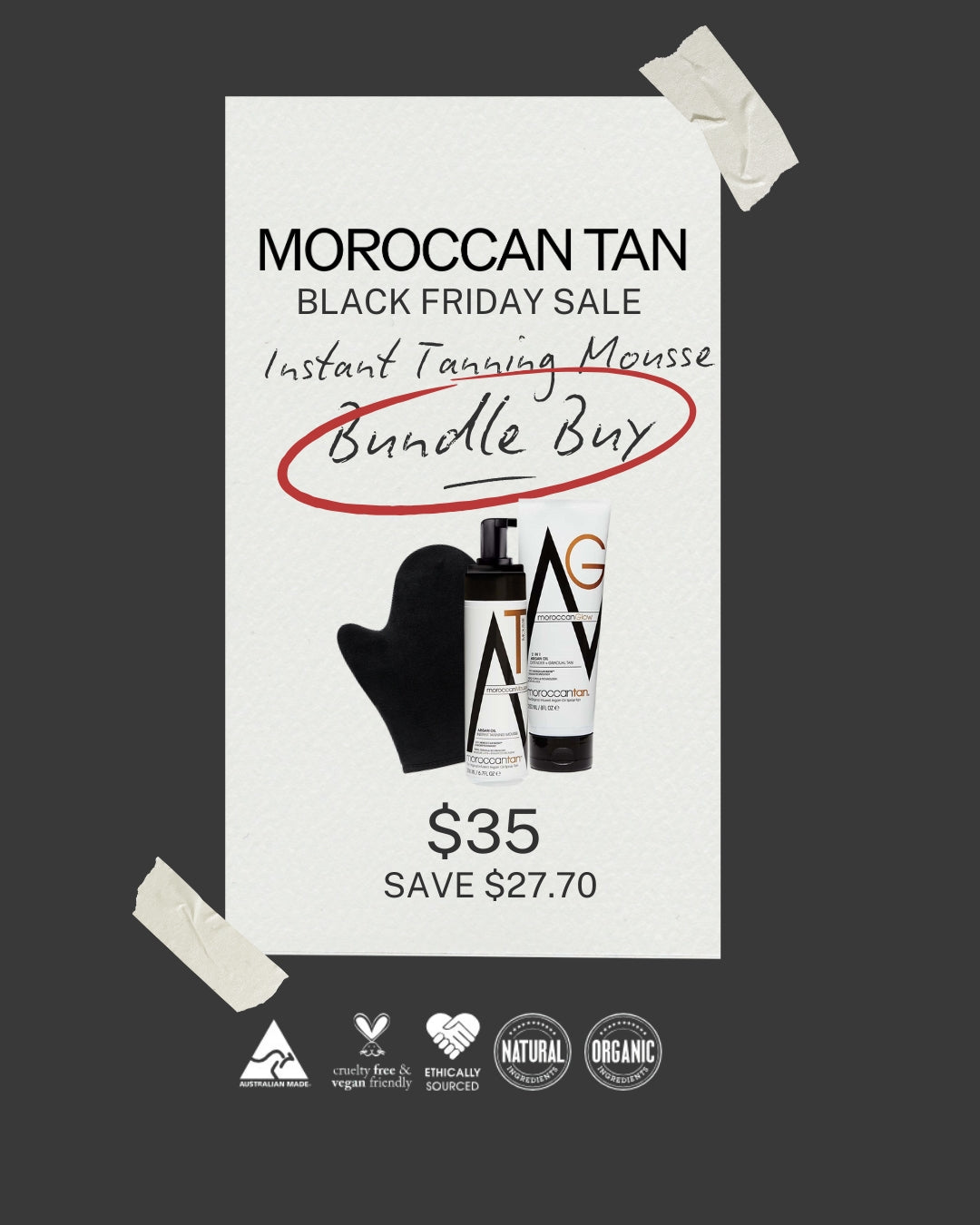 Instant Tanning Mousse Gift Set