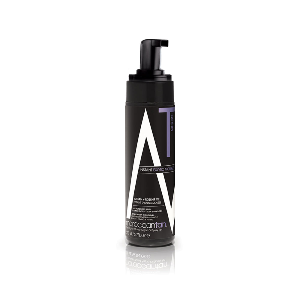 Exotics Instant Tanning Mousse Violet Base Moroccan Tan 200ml