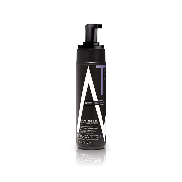 Exotics Instant Tanning Mousse Violet Base Moroccan Tan 200ml