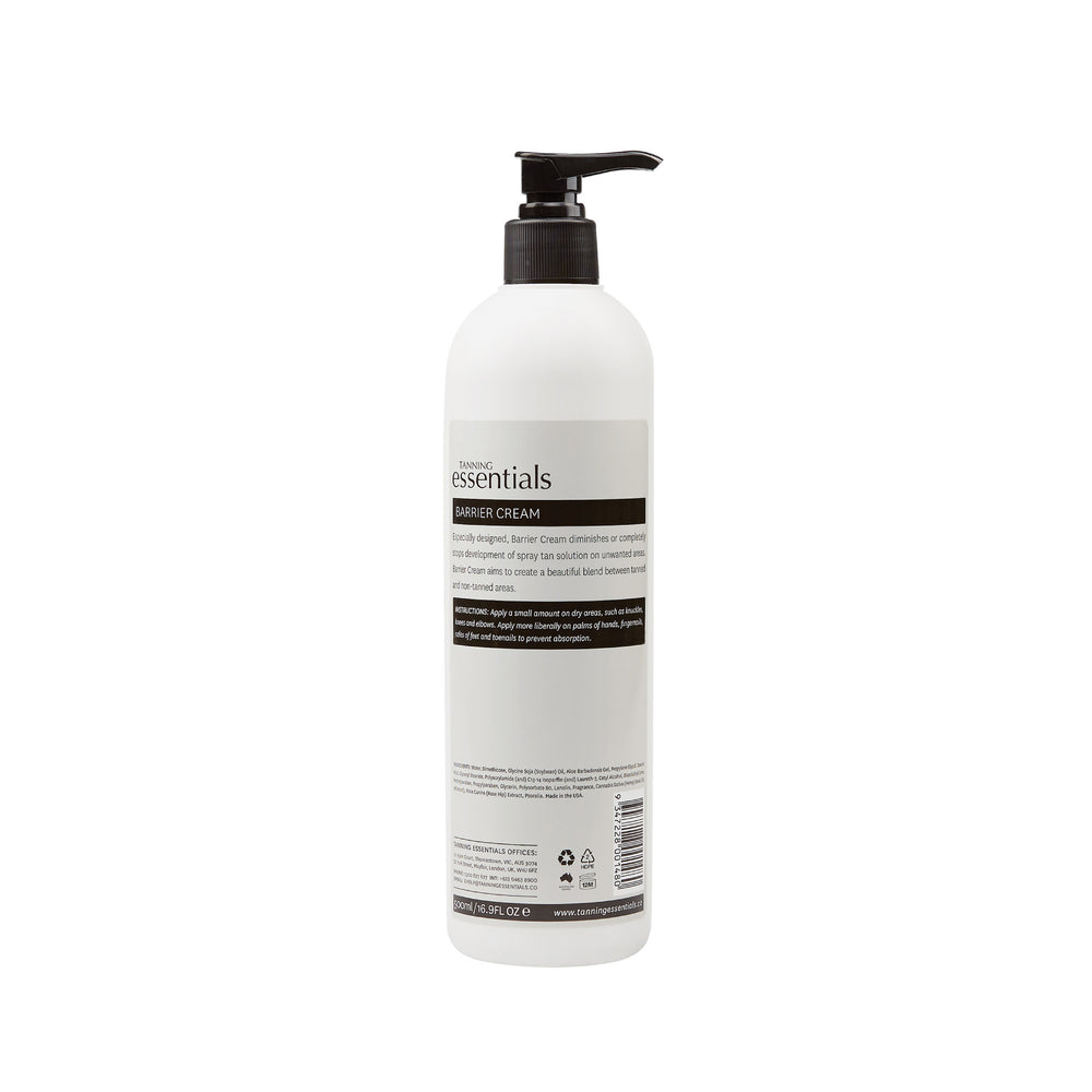 Spray Tan Barrier Cream Tanning Essentials 500ml