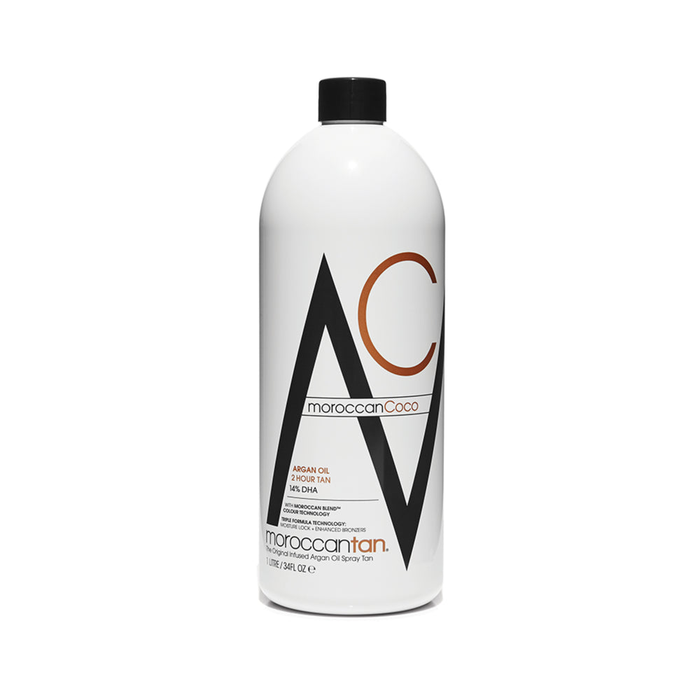 Coco 2-Hour 14% DHA Green Base Moroccan Tan 1 Litre