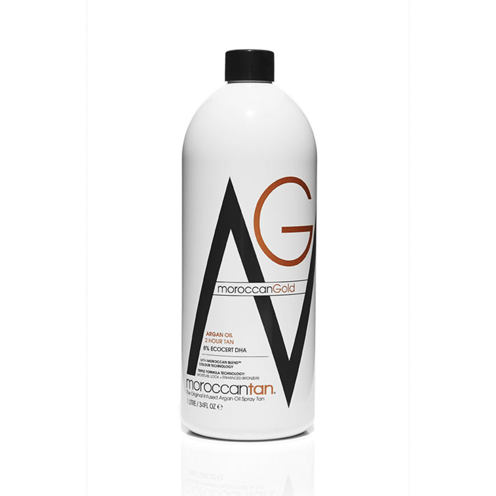 Gold 2-Hour 8% DHA Green Base Moroccan Tan 1 Litre