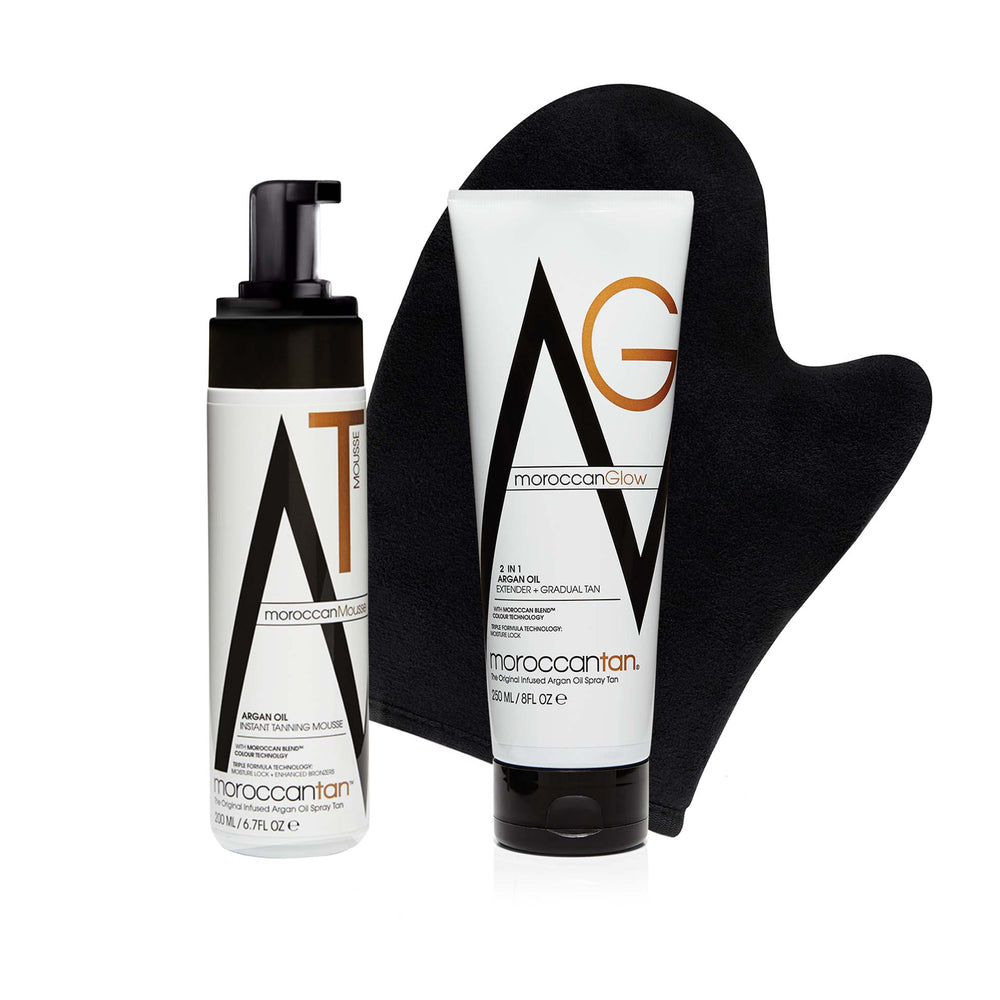 Instant Tanning Mousse Gift Set